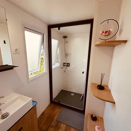 Campsite Les Charmettes Mobilhome Neuf Climatise - Terrasse Fermee - Locsweethome Les Mathes