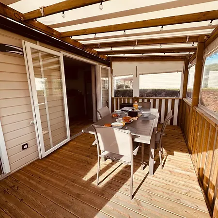 Campsite Les Charmettes Mobilhome Neuf Climatise - Terrasse Fermee - Locsweethome Les Mathes