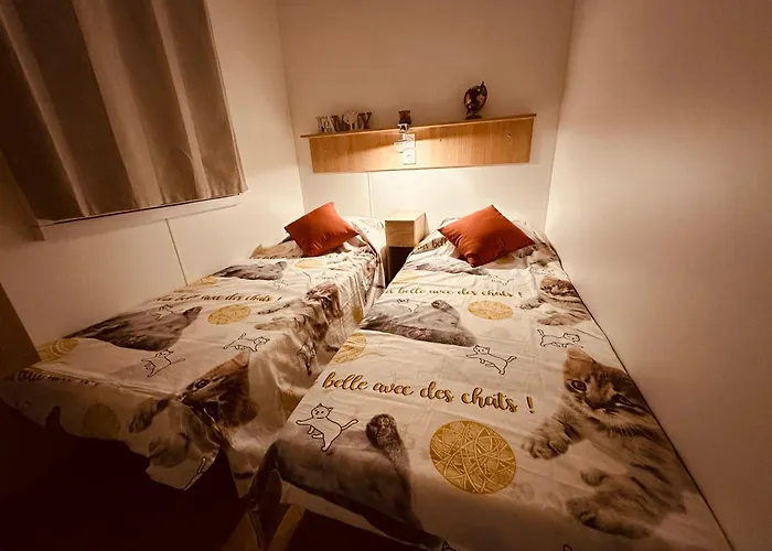 Les Charmettes Mobilhome 2 Ch Climatisé - Terrasse Totalement Abritée - Locsweethome *