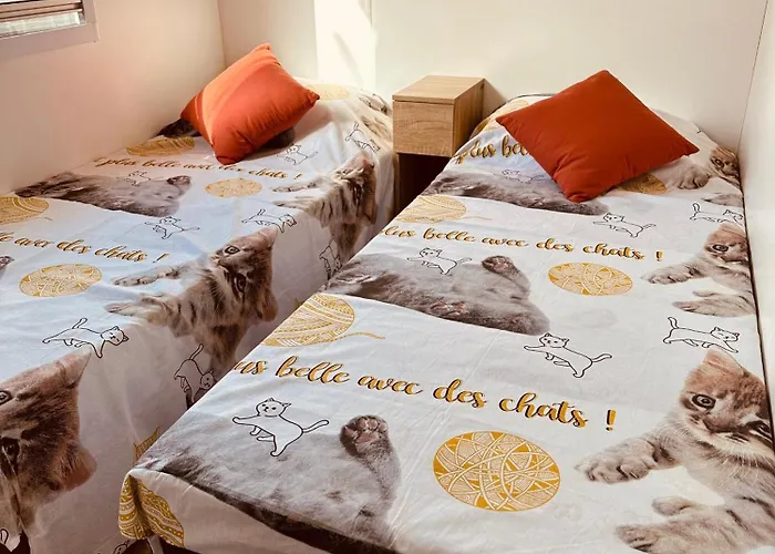 Chalet Les Charmettes Mobilhome 2 Ch Climatisé - Terrasse Totalement Abritée - Locsweethome