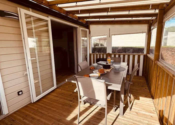 Chalet Les Charmettes Mobilhome 2 Ch Climatisé - Terrasse Totalement Abritée - Locsweethome Les Mathes