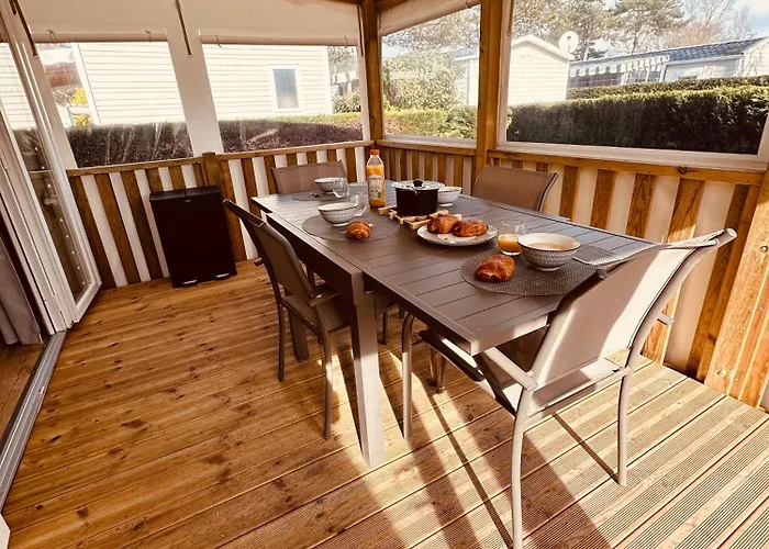 Les Charmettes Mobilhome 2 Ch Climatisé - Terrasse Totalement Abritée - Locsweethome * Les Mathes