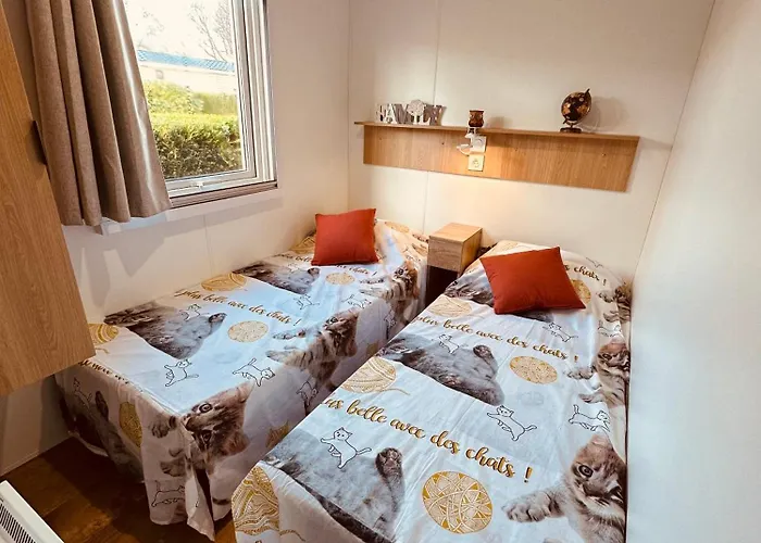 Les Charmettes Mobilhome 2 Ch Climatisé - Terrasse Totalement Abritée - Locsweethome Chalet